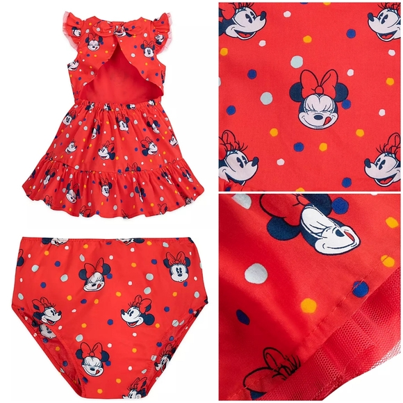 🆕️Disney Minnie Mouse Baby Dress - Picture 2 of 11
